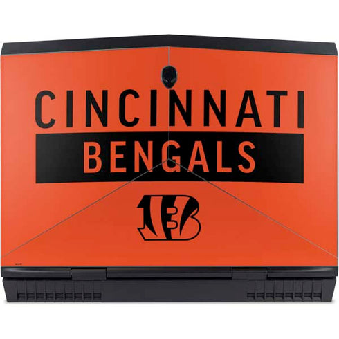 NFL Cincinnati Bengals Orange Performance Series Dell Alienware Skin